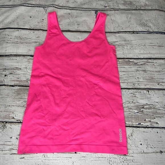 Reebok Hot Pink Athletic Tank Size L - Picture 1 of 4